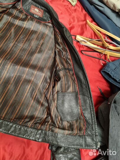 Кожаная куртка мужская