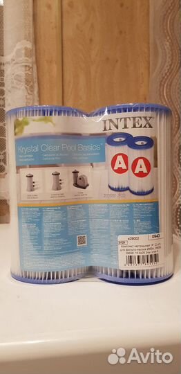 Сменный картридж Intex тип А