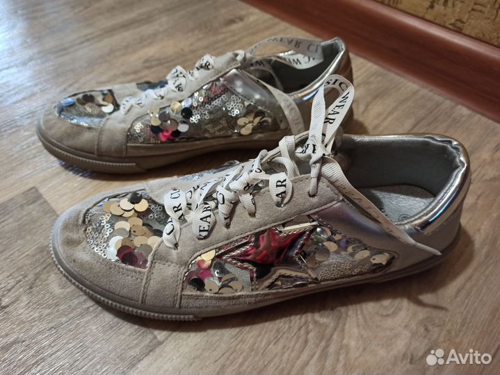 Кроссовки-кеды женские