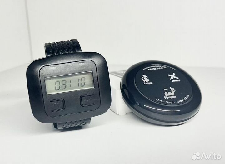 Комплект: часы официанта, кнопка вызова официанта