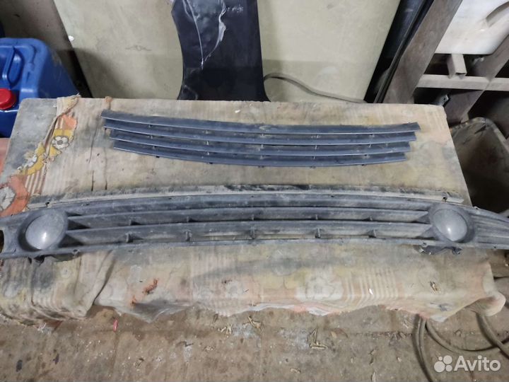 Решётка бампера с тум