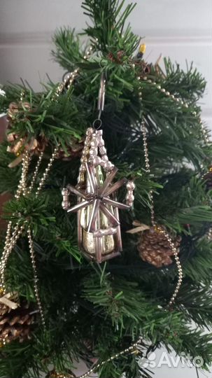 Елочные игрушки СССР стеклярус