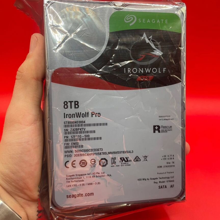 [ST8000NE0004] Жесткий Диск 8тб Seagate Ironwolf Pro St8000ne0004