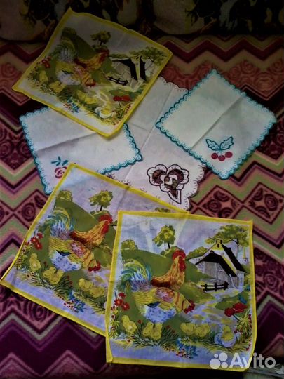 Салфетки, платочки и пасхальная Скатерть