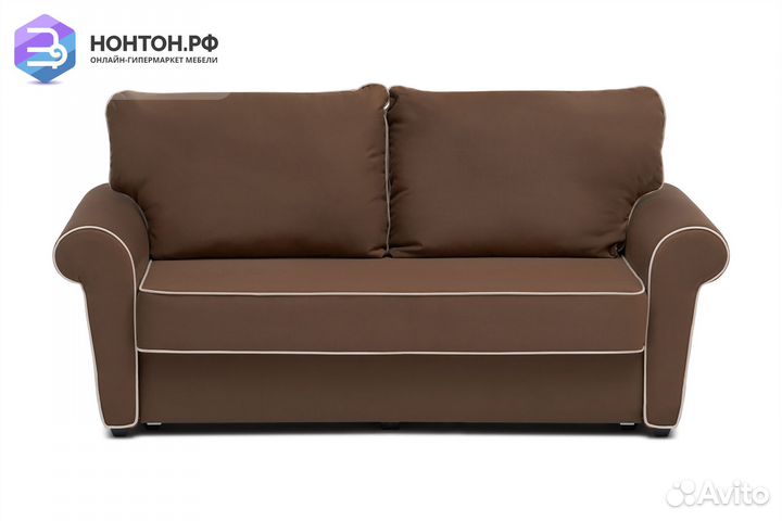 Диван еврокнижка Прованс коричневый