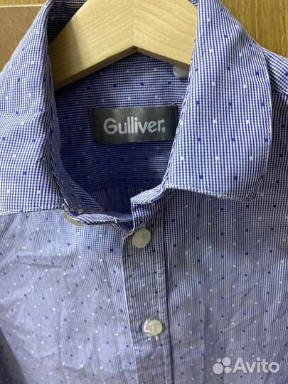 Рубашка для мальчика 140 Гулливер