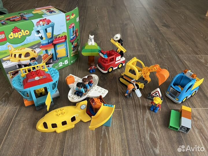 Lego duplo техника, почта, мотоцикл, самолет