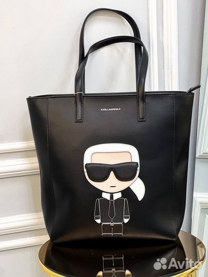 Сумка натуральная кожа Karl Lagerfeld