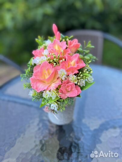 Букет из мыла.Подарок учителю, воспитателю, нянечк