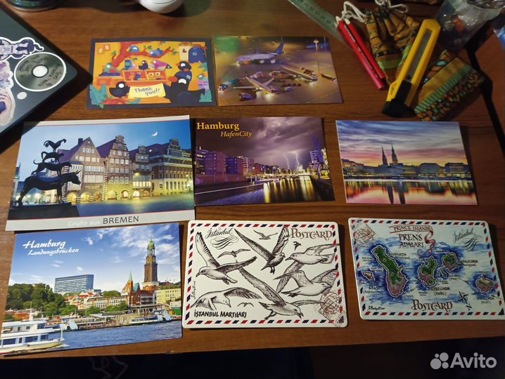 Почтовые открытки из Турции, Германии