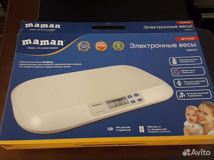 Детские весы для новорожденных maman