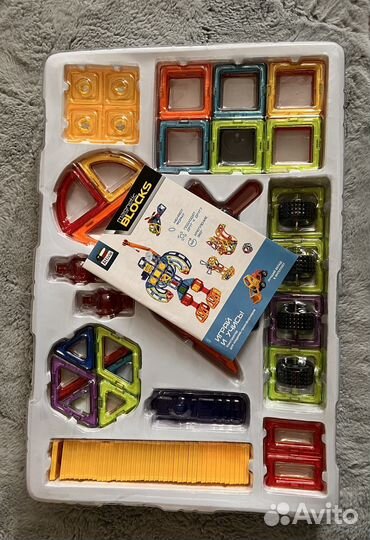 Конструктор магнитный Magnetic Blocks, 96 дет