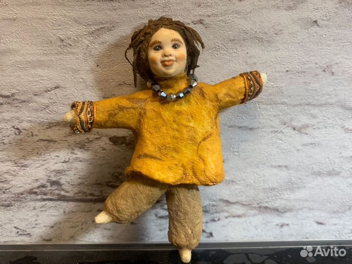 Ватная ёлочная игрушка