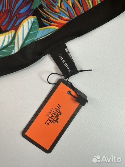 Шелковый платок Hermes новый