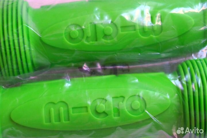 Ручки (Грипсы) для самоката Micro Лимонно-Зеленые