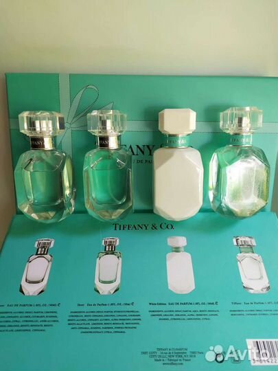Парфюмерный набор Tiffany & Co 4 в 1