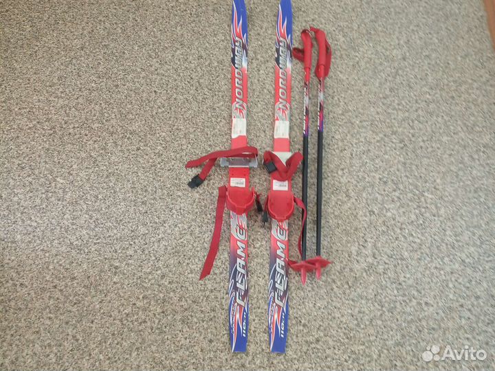 Лыжи детские nordway 110 см