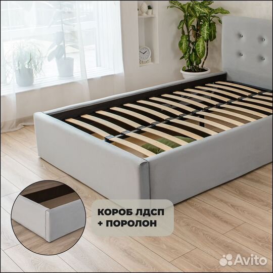 Кровать с матрасом + подъемный механизм 120х200