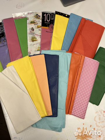 Бумага тишью набором