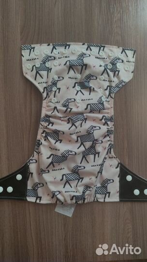 Многоразовые подгузники новые 2 шт