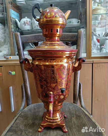 Самовар электрический расписной СССР