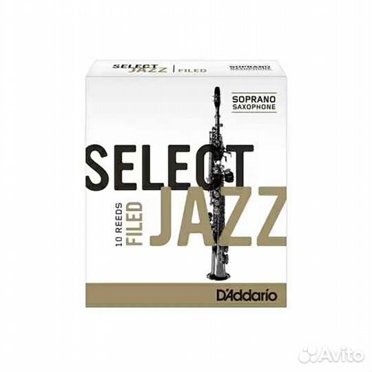 Трости для сопрано саксофона Rico Select Jazz fil