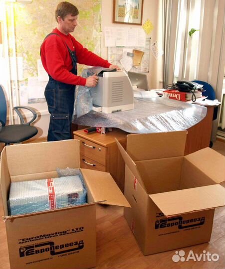 Переезд квартирный офисный под ключ Свой транспорт