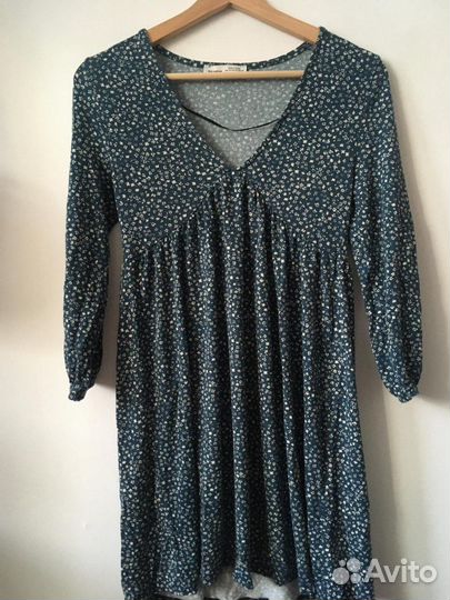 Синее платье Pull and bear