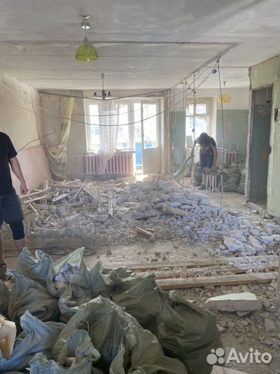 Демонтаж с вывозом мусора