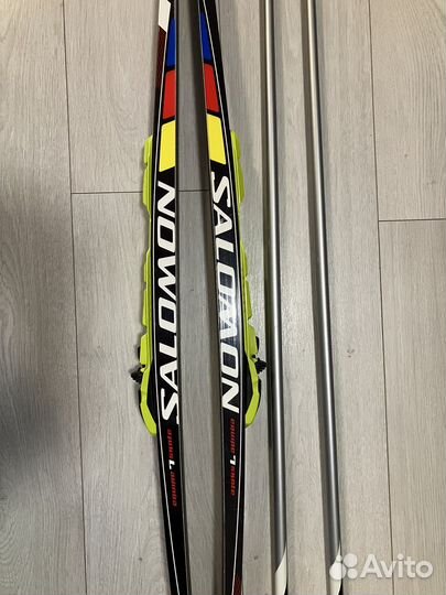 Лыжи беговые salomon коньковые