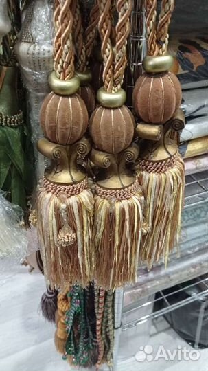 Кисти подхваты шелковые для штор итальянские