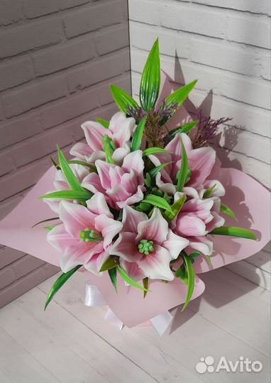 Букет цветов из мыла