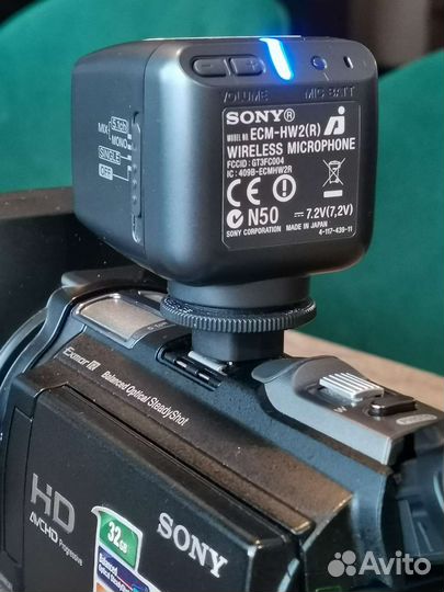 Радио петличка-микрофон Sony ECM-HW2(R)