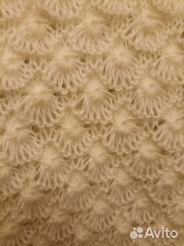 Палантин ручной работы, ангора, новый