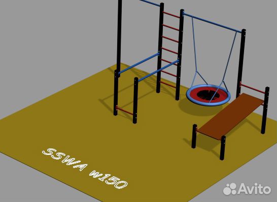 Воркаут площадка sswa 150 для взрослых и детей