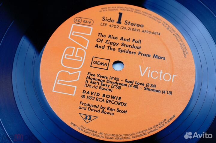 LP David Bowie – The Rise And Fall/Germany/EX/EX+