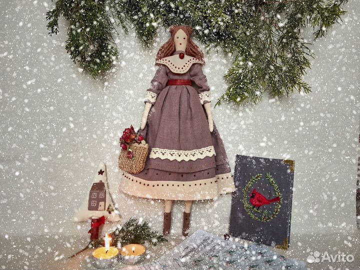 Кукла ручной работы из текстиля