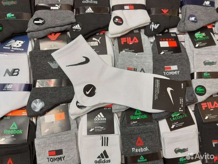 Носки Nike Adidas Puma Reebok
