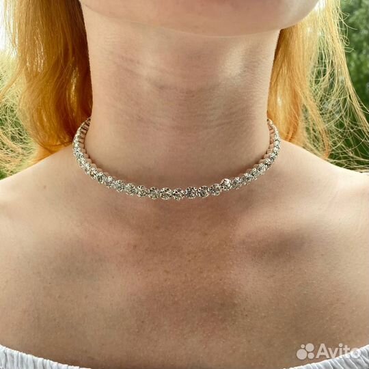 Колье+серьги+браслет новый комплект украшений