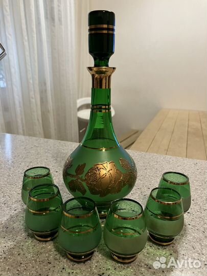 Графин со стопками Чехия