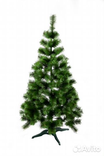 Ель с напылением и шишками 150 см