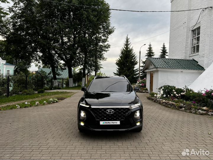 Hyundai Santa Fe 2.4 AT, 2018, 136 000 км