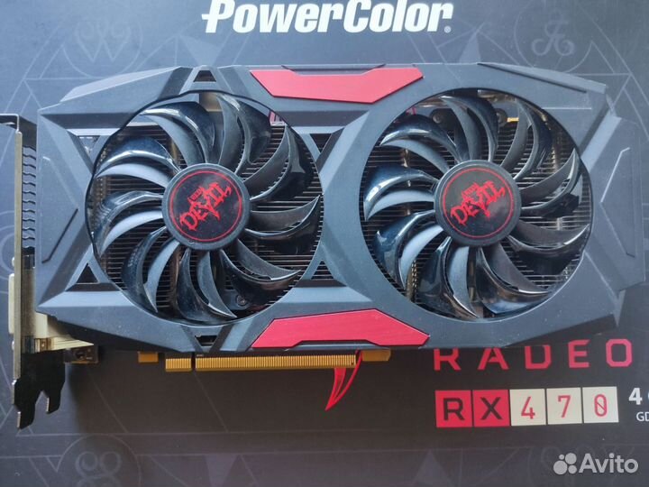 Видеокарта PowerColor RX470 Red Devil 4Gb