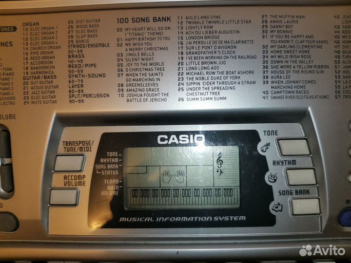 Синтезатор Casio CTK-496