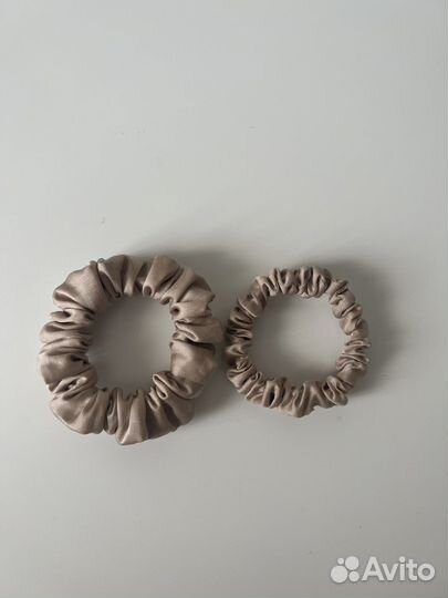 Резинка для волос из натуральных тканей