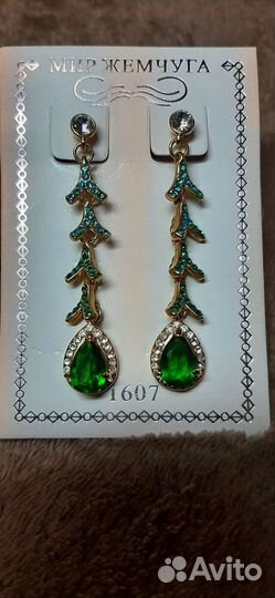 Серёжки бижутерия