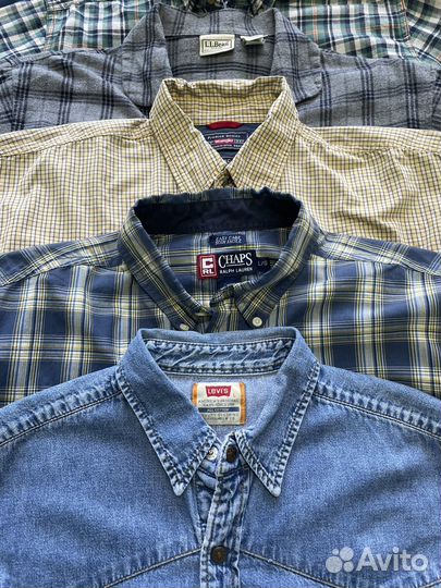 Американские рубашки Levis, Wrangler, Ralph lauren