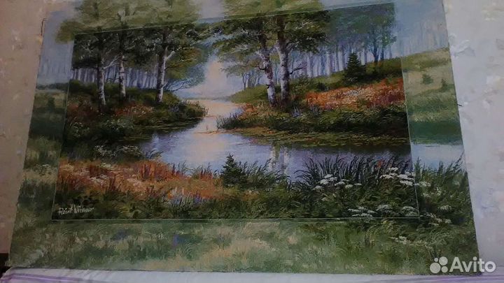 Картина тканевая на двп 102*70