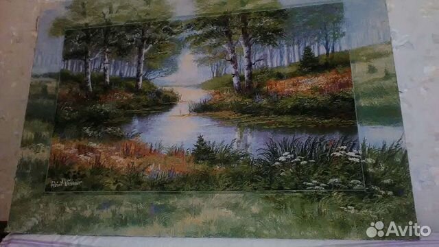 Картина тканевая на двп 102*70