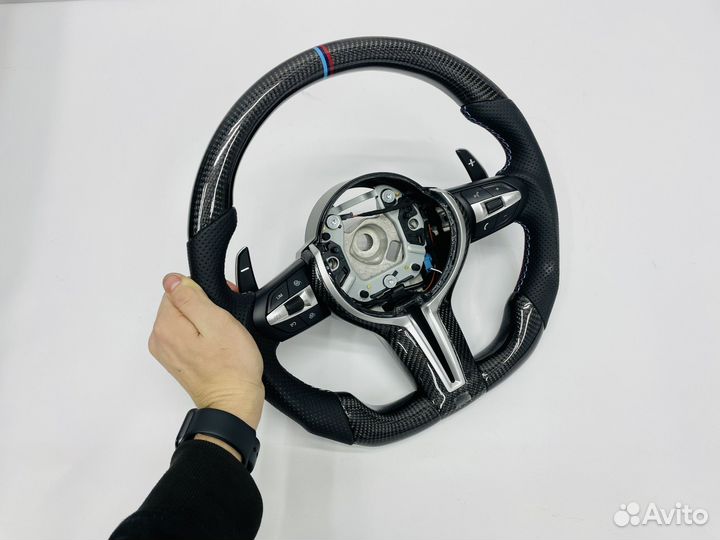 Руль для BMW F-Серии М стиль карбон